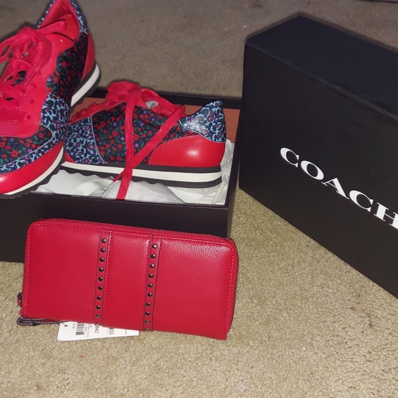 Coach Shoes - Coach sneakers and wallet